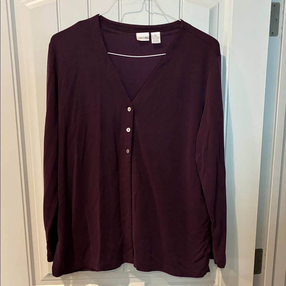 Cherokee - purple cardigan - XL